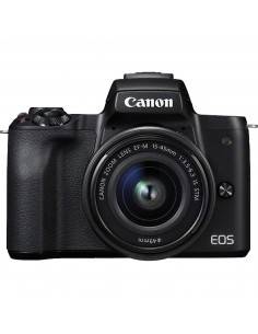 Canon EOS M50 + EF-M 15-45mm IS STM MILC 24,1 MP CMOS 6000 x 4000 Pixeles Negro