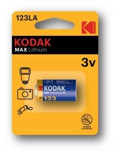 Kodak 30956223 pila doméstica Batería de un solo uso CR123 Litio