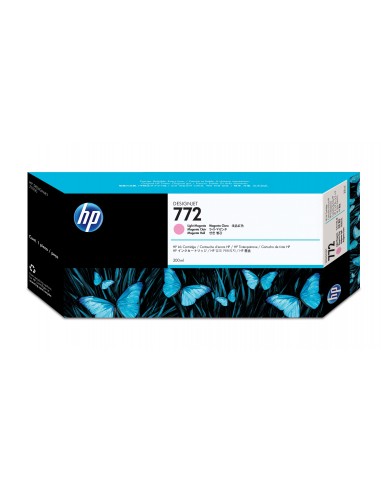 HP Cartucho de tinta DesignJet 772 magenta claro de 300 ml