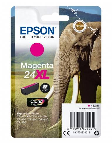 Epson Elephant Cartucho 24XL magenta