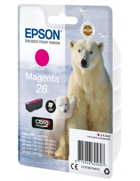 Epson Polar bear Cartucho 26 magenta