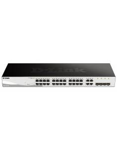 D-Link DGS-1210-24 switch Gestionado L2 Gigabit Ethernet (10 100 1000) 1U Negro