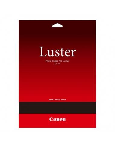 Canon LU-101 Pro Luster, A3, 20 shts papel fotográfico Blanco Satén