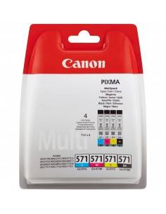 Canon CLI-571 Multipack cartucho de tinta 4 pieza(s) Original Negro, Cian, Magenta, Amarillo
