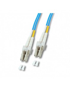 Neklan OM3 LC LC - 20m cable de fibra optica Azul