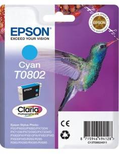 Epson Hummingbird Cartucho T0802 cian