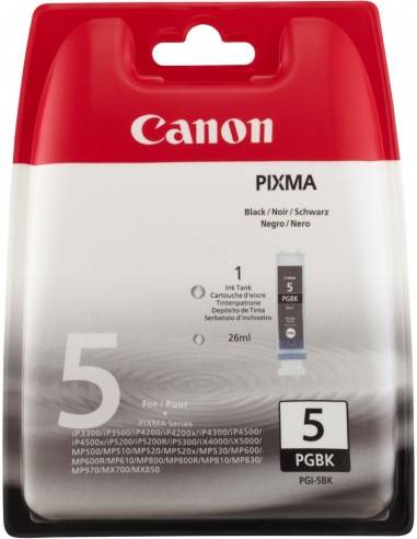 Canon PGI-5BK cartucho de tinta 1 pieza(s) Original Rendimiento estándar Negro
