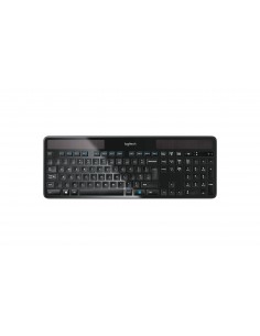 Logitech K750 teclado RF inalámbrico QWERTY Español Negro