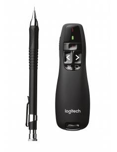 Logitech Wireless Presenter R400 apuntador inalámbricos RF Negro