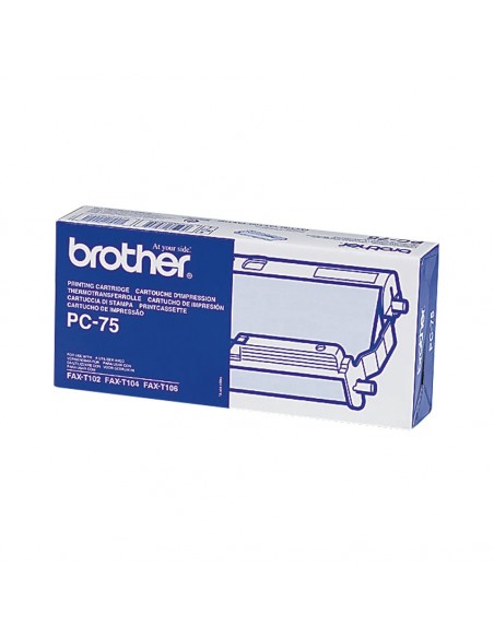 Brother PC-75 suministro para fax Cinta + cartucho de fax 144 páginas Negro 1 pieza(s)
