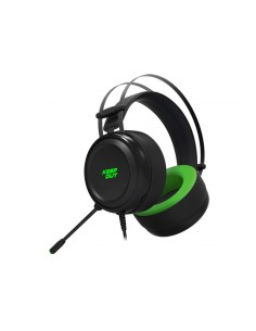 KeepOut HX10 auricular y casco Auriculares Diadema USB tipo A Negro, Verde