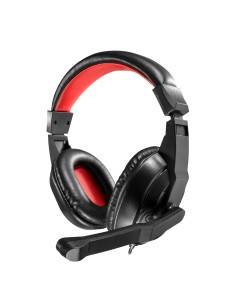 Mars Gaming MRH0 auricular y casco Auriculares Diadema Conector de 3,5 mm Negro, Rojo