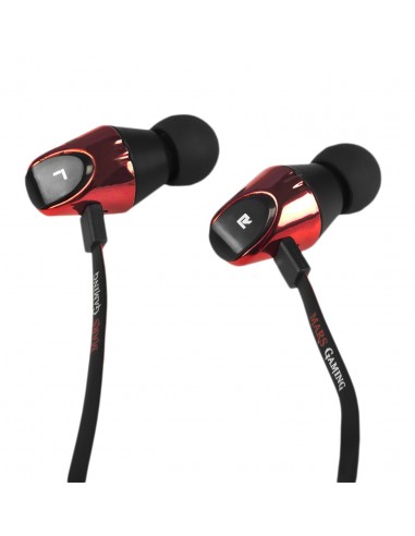 Mars Gaming MIH2 auricular y casco Auriculares Dentro de oído Conector de 3,5 mm Negro, Rojo