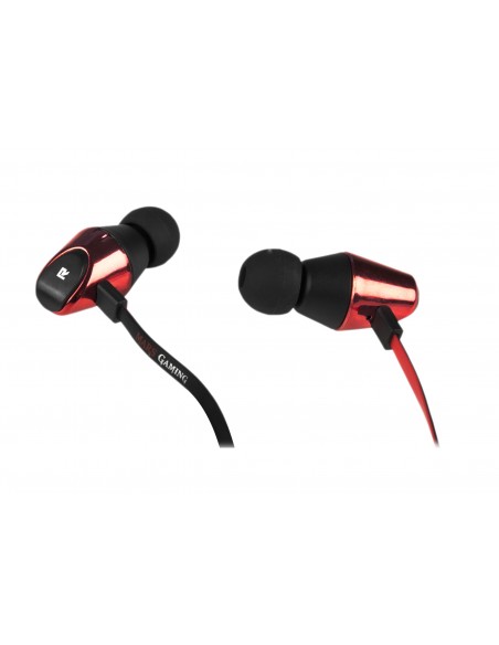 Mars Gaming MIH2 auricular y casco Auriculares Dentro de oído Conector de 3,5 mm Negro, Rojo