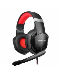 Mars Gaming MHX auricular y casco Auriculares Diadema Conector de 3,5 mm Negro, Rojo