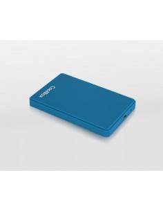 CoolBox SlimColor 2543 Carcasa de disco duro SSD Azul 2.5"