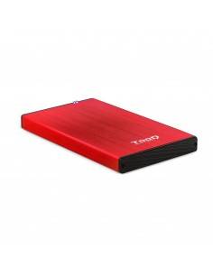 TooQ TQE-2527R caja para disco duro externo Caja de disco duro (HDD) Negro, Rojo 2.5"