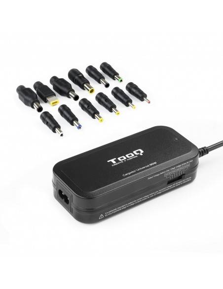 TooQ TQLC-90BS02M cargador de dispositivo móvil Negro Interior