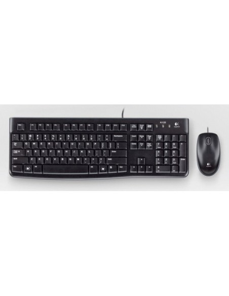 Logitech MK120 teclado USB QWERTY Español Negro