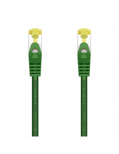 AISENS Cable De Red Latiguillo RJ45 LSZH Cat.7 600 MHz S FTP PIMF AWG26, Verde, 2.0 m