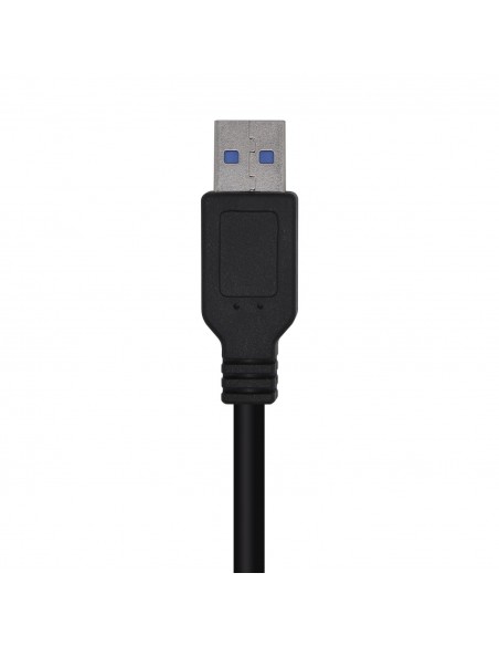 AISENS Cable USB 3.0, Tipo A M-A M, Negro, 3.0m