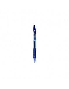 BIC 829158 bolígrafo Azul Bolígrafo de punta retráctil con pulsador 12 pieza(s)