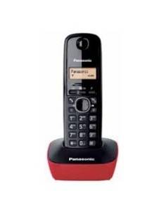 Panasonic KX-TG1611 Teléfono DECT Identificador de llamadas Negro, Rojo