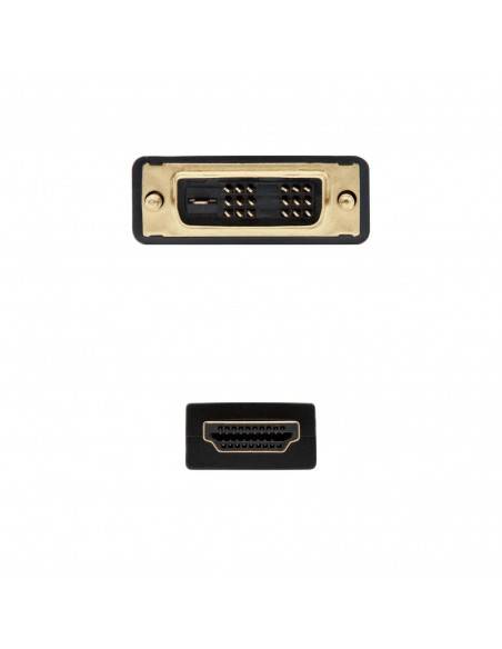 Nanocable HDMI - DVI, 3m DVI A Negro