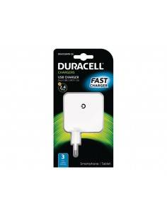 Duracell DRACUSB4W-EU cargador de dispositivo móvil Blanco Interior