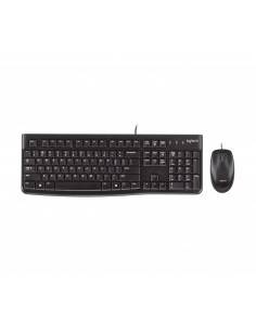 Logitech MK120 teclado USB QWERTY Inglés del Reino Unido Negro