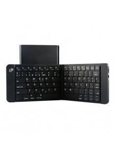 Leotec mini teclado bluetooth plegable Negro