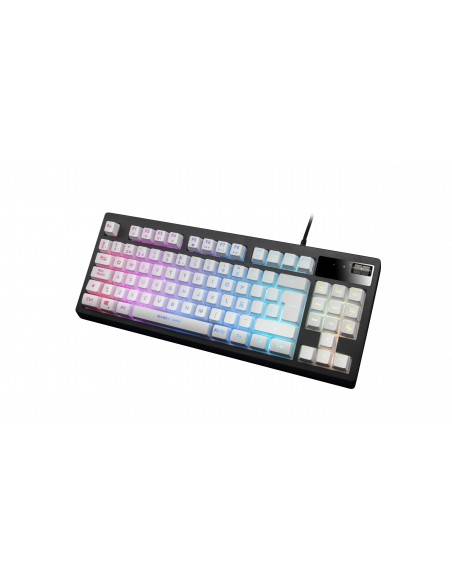 Mars Gaming MKAXWES teclado USB Español Negro, Blanco