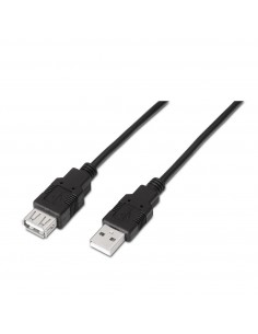 AISENS A101-0016 cable USB 1,8 m USB 2.0 USB A Negro
