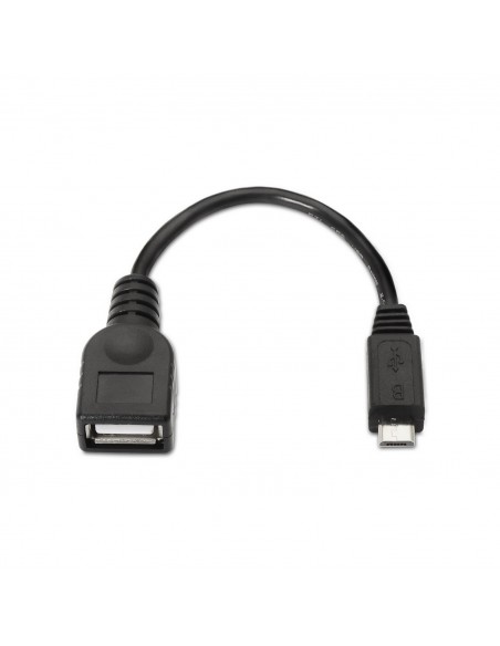 AISENS A101-0031 cable USB 0,15 m USB 2.0 USB A Micro-USB B Negro