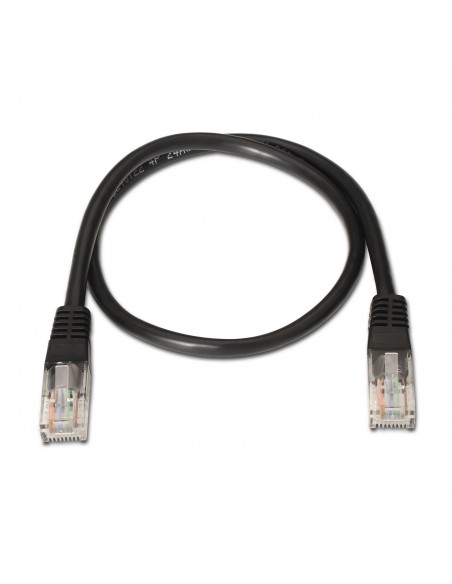 AISENS A135-0257 cable de red Negro 0,5 m Cat6 U UTP (UTP)