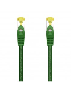 AISENS Cable De Red Latiguillo RJ45 LSZH Cat.7 600 MHz S FTP PIMF AWG26, Verde, 0.5 m