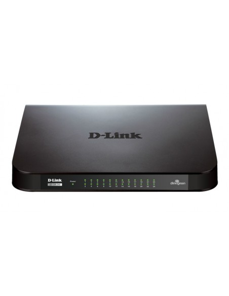 D-Link GO-SW-24G switch No administrado Gigabit Ethernet (10 100 1000) Negro