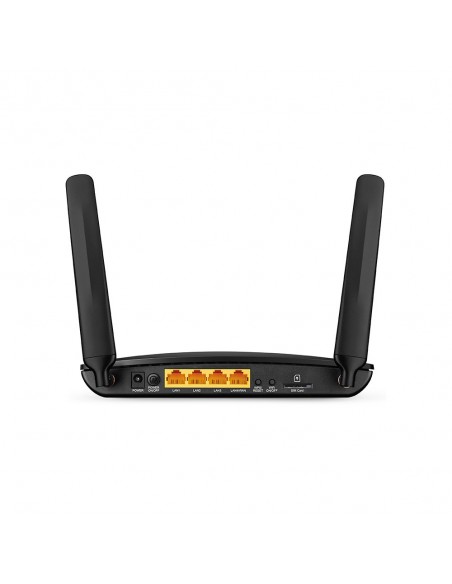 TP-LINK N300 4G LTE router inalámbrico Ethernet rápido Banda única (2,4 GHz) 3G Negro