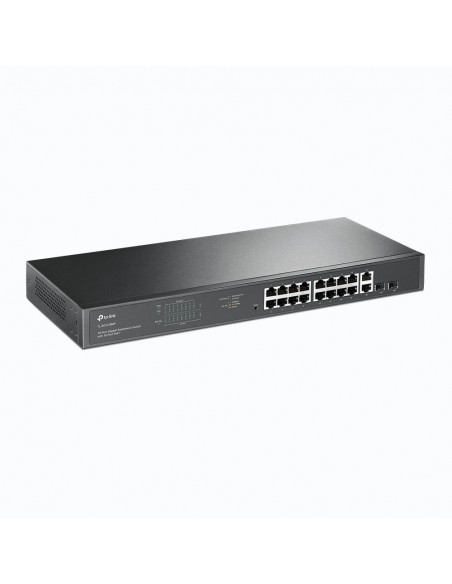 TP-LINK TL-SG1218MP switch Gigabit Ethernet (10 100 1000) Energía sobre Ethernet (PoE) Negro