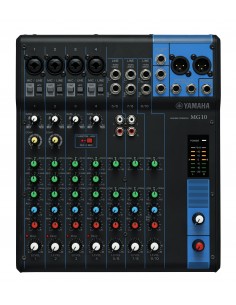 Yamaha MG10 mezclador DJ 10 canales Negro
