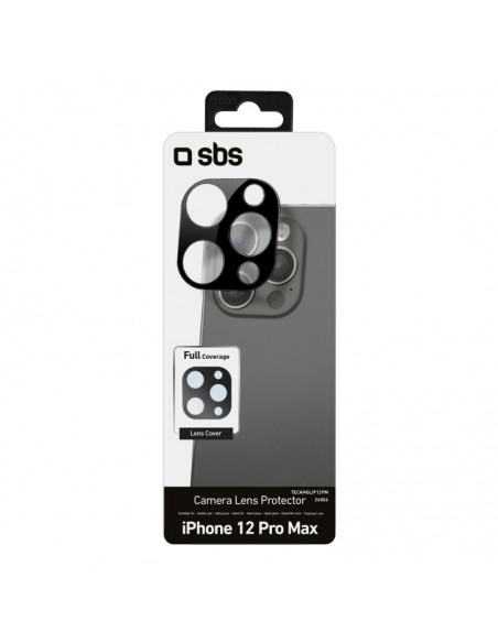 SBS TECAMGLIP12PM protector para objetivo de cámara de teléfono móvil Transparente Vidrio Apple iPhone 12 Pro Max