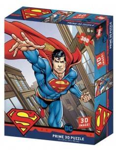 Puzzle 3d lenticular dc comics superman 300 piezas