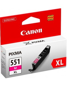 Canon CLI-551XL M w sec cartucho de tinta 1 pieza(s) Original Alto rendimiento (XL) Foto magenta