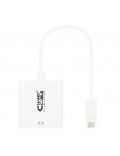 Nanocable CONVERSOR USB-C A DVI-D, 15 CM