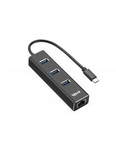 iggual IGG317709 hub de interfaz USB 3.2 Gen 1 (3.1 Gen 1) Type-C 5000 Mbit s Negro