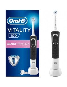 Cepillo Dental Braun Oral-B Vitality D100 Sensi Ultra Thin/ Negro