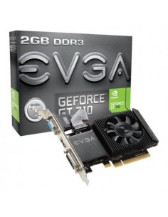 Tarjeta Gráfica EVGA GeForce GT 710/ 2GB DDR3/ Perfil Bajo