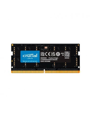 MODULO MEMORIA RAM S/O DDR5 32GB 4800MHz CRUCIAL