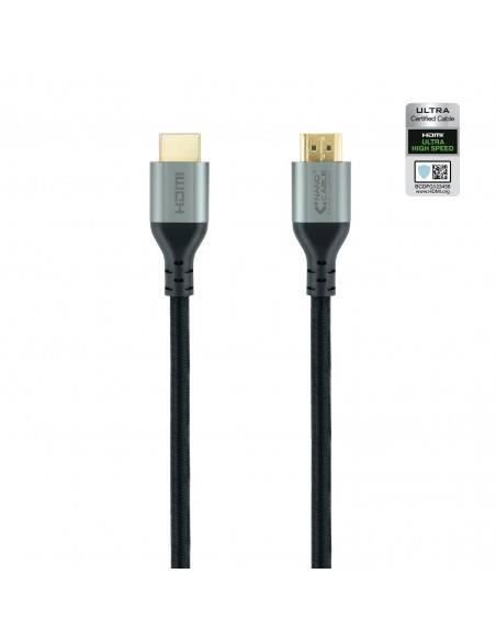 Nanocable Cable HDMI 2.1 Certificado ULTRA HIGH SPEED A M-A M, Negro, 3 m