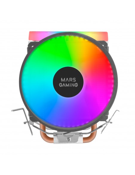 Mars Gaming MCPU33 Disipador CPU Dual FRGB 3 Heatpipes HCT TDP 140W, Ventilador 11cm